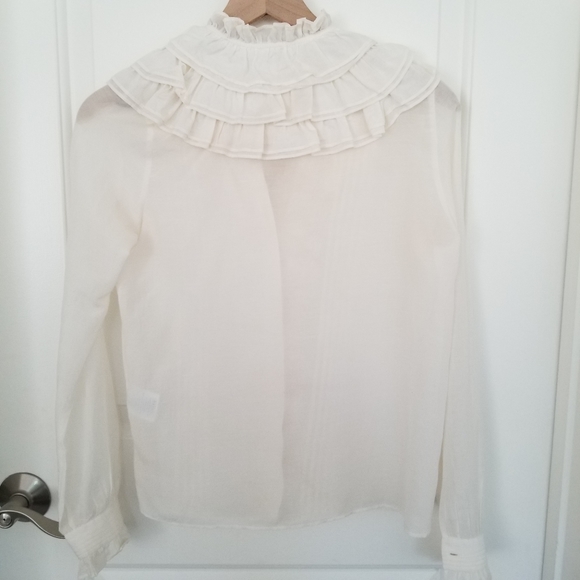 Sezane Manoush Shirt Size 2 - Picture 2 of 6
